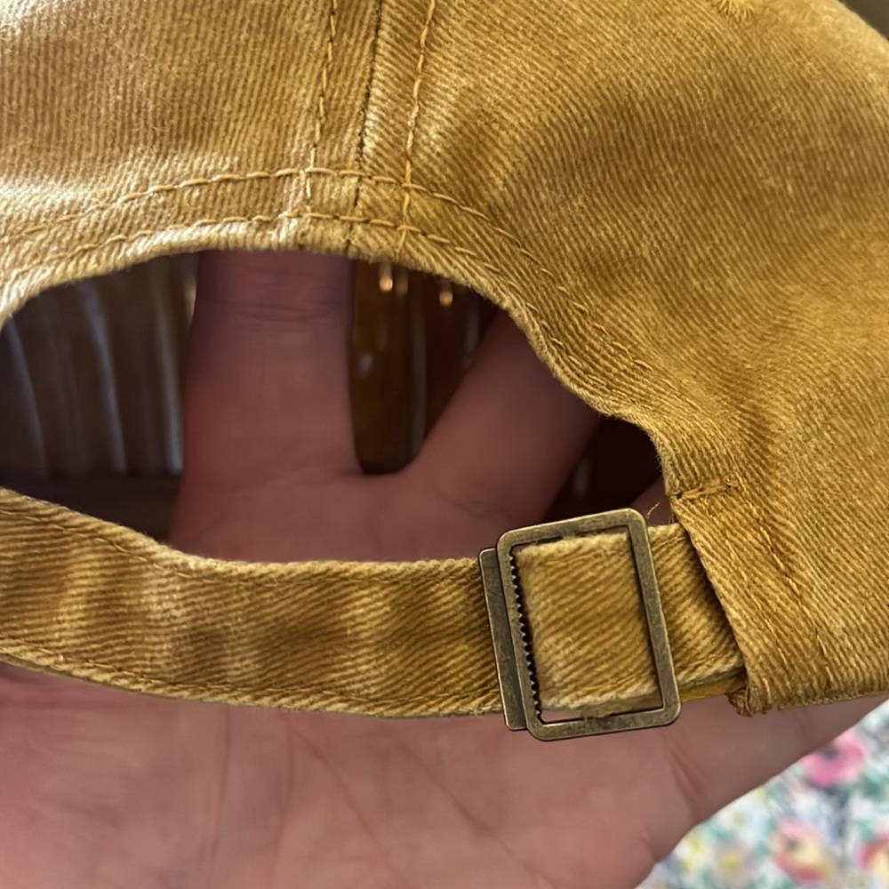 CLASSIC PLAIN VINTAGE WASHED BASEBALL CAP in Washed Mustard - Picture 10 of 11